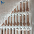Outils de maquillage de spatule cosmétique en plastique UV d&#39;or rose